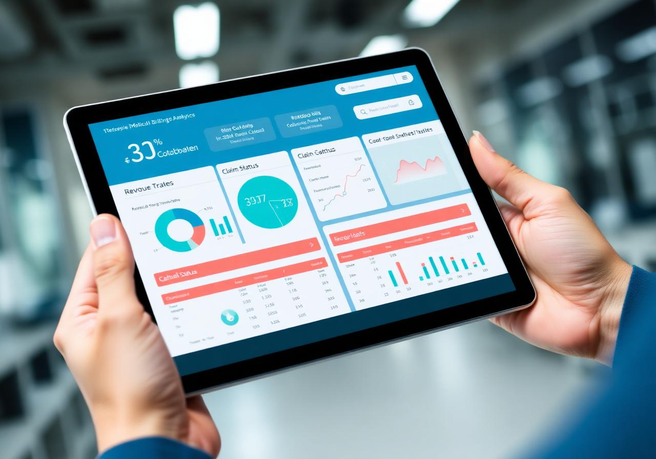 Central Medical Billing analytics dashboard preview